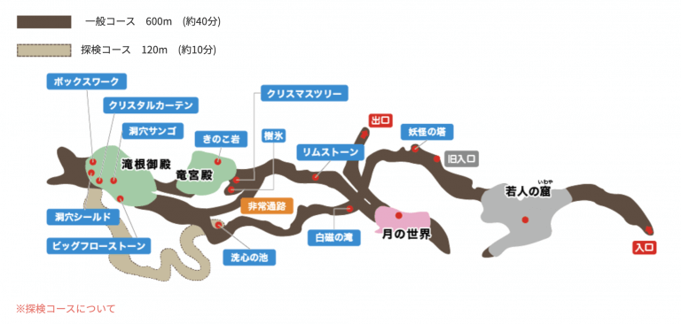 あぶくま洞の内部